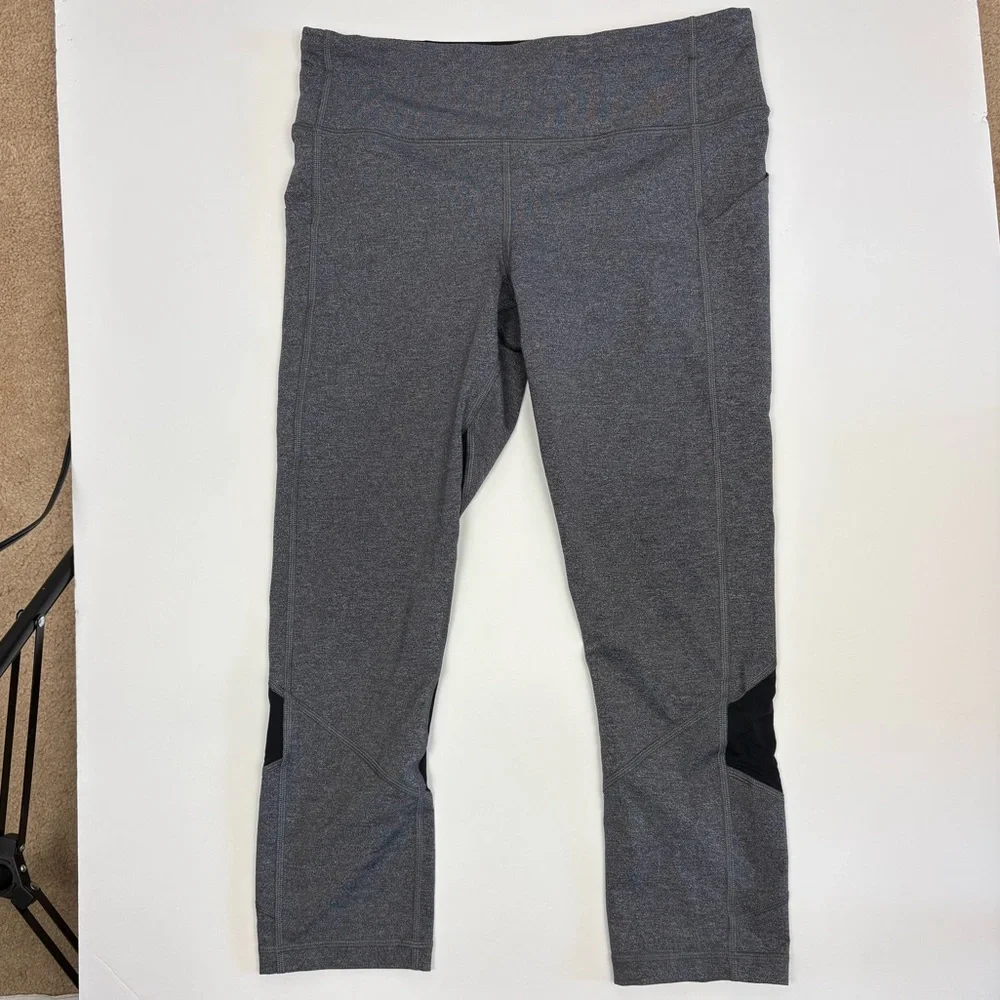 Lululemon Pace Rival Crop Leggings
Size 8 Heathered Grey in EUC athleisure - Picture 10 of 15